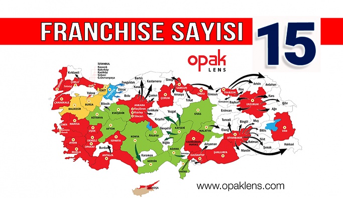 Opak Lens’in Franchise Sistemine Geçen  Şube/Depo Sayısı  15’e Yükseldi