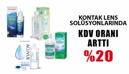 Kontak Lens Solüsyonlarında KDV Oranı Arttı