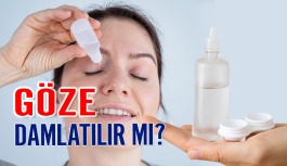 Kontak Lens Solüsyonu Göz Damlası Olarak...